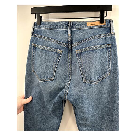 GRLFRND KAROLINA FAUX PEARL & CRYSTAL EMBELLISHED High Waist SKINNY JEANS 26 - Picture 7 of 10